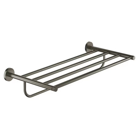 Držák na více ručníků Grohe Essentials v povrchové úpravě Brushed Hard Graphite se skrytým upevněním