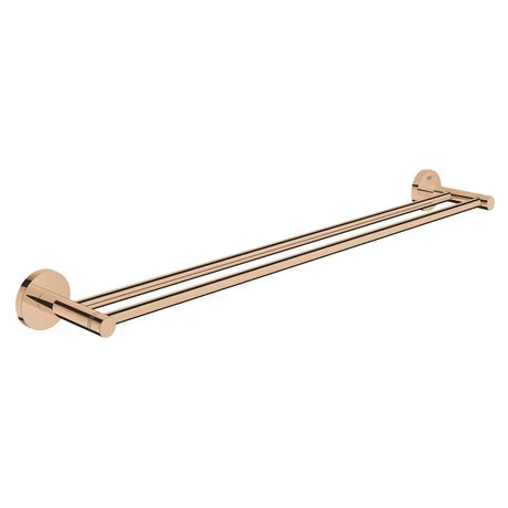 Dvojitý držák ručníků Grohe Essentials v provedení warm sunset se skrytým upevněním