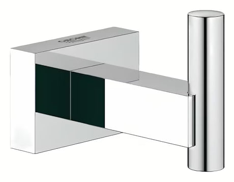 Chromový nástěnný háček na župan Grohe Essentials Cube se skrytým upevněním