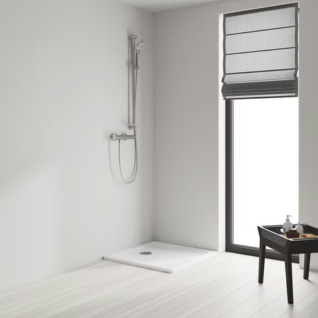 Sprchový set Grohe Euphoria 110 Massage v chromu s ruční sprchou, sprchovou tyčí a poličkou EasyReach