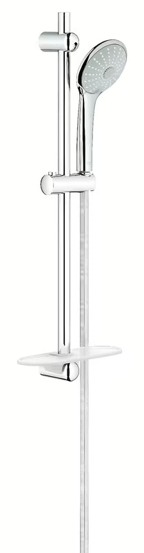 Chromový sprchový set Grohe Euphoria 110 Massage s ruční sprchou, tyčí, hadicí a poličkou