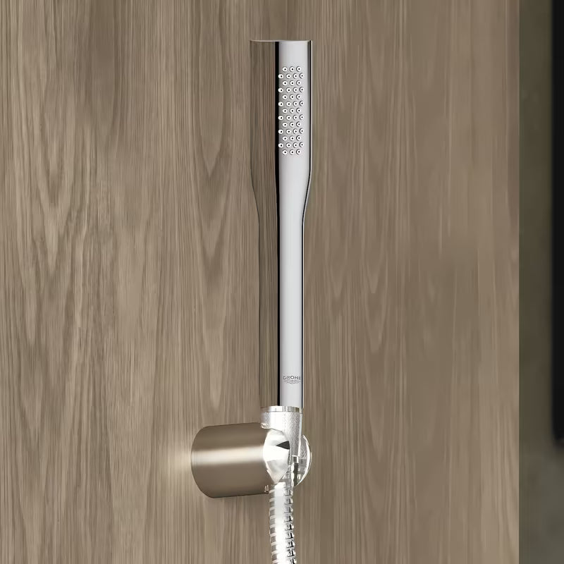 Vanový set Grohe Euphoria Cosmopolitan Stick v chromu s ruční sprchou, držákem a hadicí Silverflex