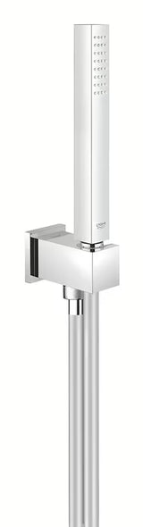 Chromový sprchový set Grohe Euphoria Cube s ruční sprchou, nástěnným držákem a sprchovou hadicí