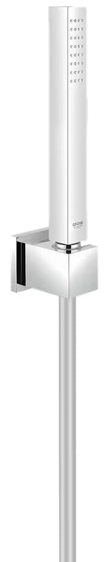 Vanový set Grohe Euphoria Cube v chromu s ruční sprchou, držákem a sprchovou hadicí Silverflex 1 250 mm.