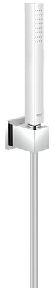 Vanový set Grohe Euphoria Cube v chromu s ruční sprchou, držákem a sprchovou hadicí Silverflex 1 250 mm.