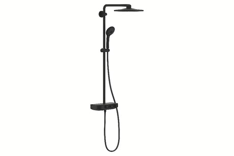 Sprchový systém Grohe Euphoria SmartControl s termostatem v provedení phantom black s hlavovou a ruční sprchou