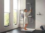 Chromový sprchový systém Grohe Euphoria SmartControl s termostatem, hlavovou sprchou a ruční sprchou