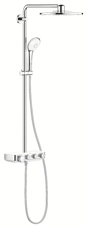 Grohe Euphoria SmartControl System sprchový systém s termostatickou baterií v bílé barvě
