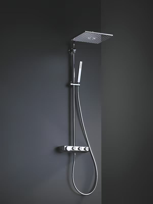 Chromový sprchový systém Grohe Euphoria SmartControl s termostatem, hlavovou sprchou 310 mm a ruční sprchou