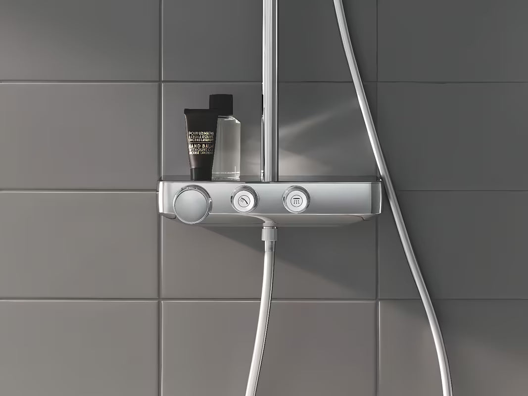 Sprchový systém Grohe Euphoria SmartControl System v chromu s termostatickou baterií, hlavovou a ruční sprchou