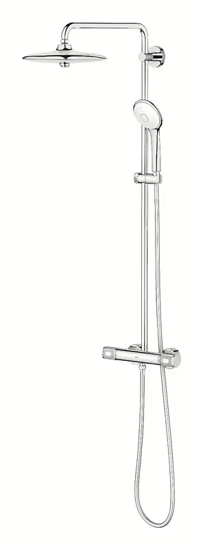 Sprchový systém Grohe Euphoria System s termostatickou baterií v chromovém provedení s hlavovou a ruční sprchou