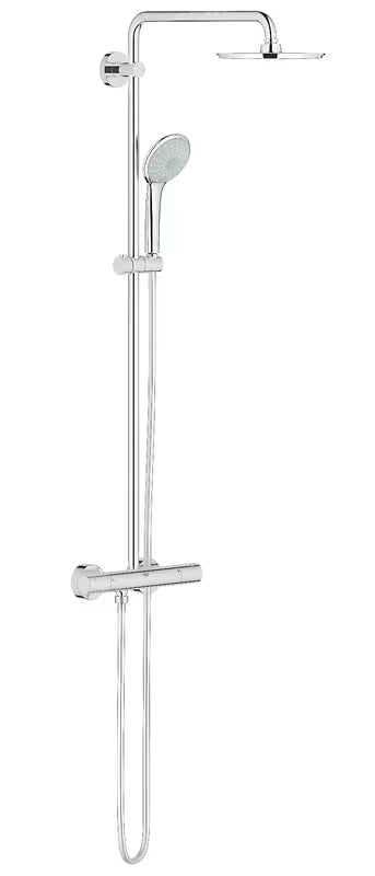 Sprchový systém Grohe Euphoria System s termostatickou baterií v chromu s hlavovou a ruční sprchou
