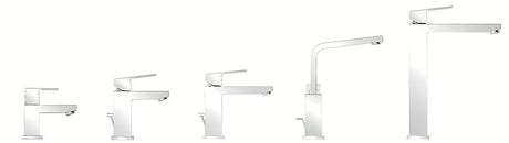 Grohe Eurocube vysoká umyvadlová baterie v chromu s pákovým ovládáním a otočnou výpustí
