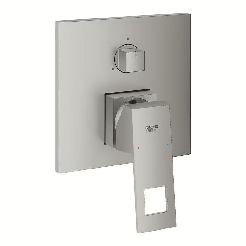Podomítková sprchová a vanová baterie Grohe Eurocube supersteel s pákou a 3směrným přepínačem
