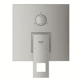 Podomítková sprchová a vanová baterie Grohe Eurocube supersteel s pákou a 3směrným přepínačem