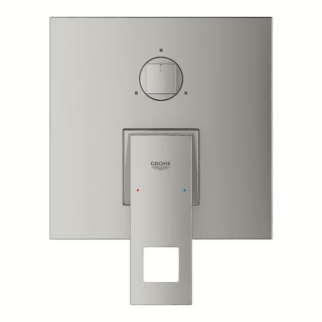 Podomítková sprchová a vanová baterie Grohe Eurocube supersteel s pákou a 3směrným přepínačem