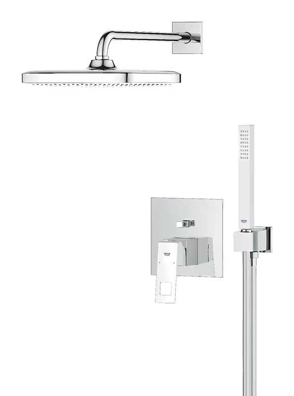 Grohe Eurocube podomítkový sprchový systém v chromu s ruční sprchou Euphoria Cube Stick