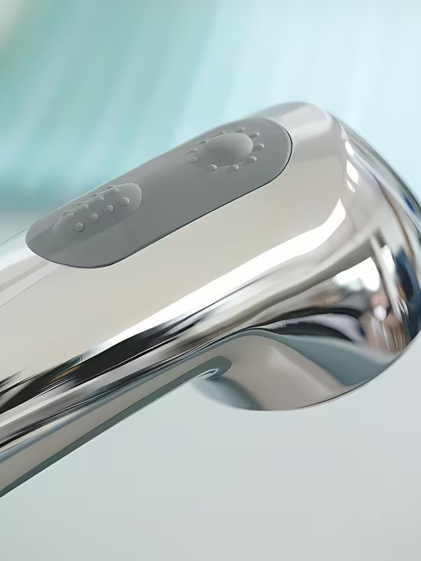 Chromová dřezová baterie Grohe Eurodisc s vytahovací sprškou a otočnou výpustí