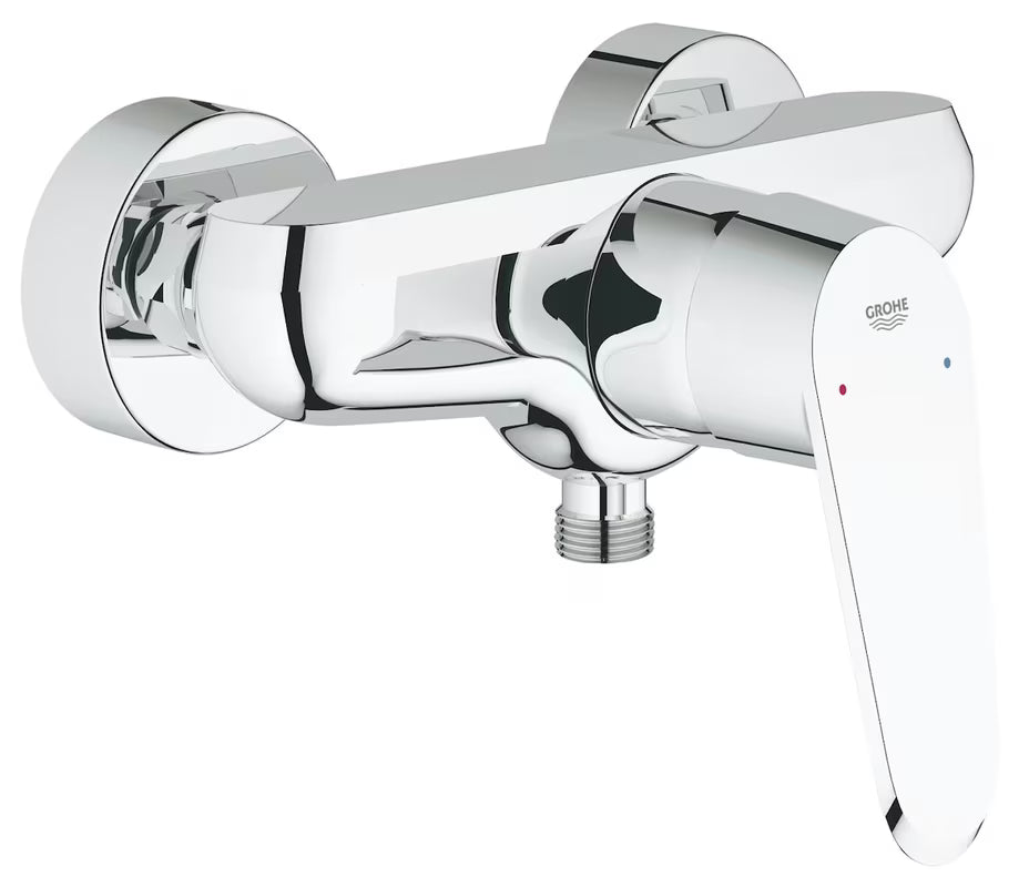 Chromová páková nástěnná sprchová baterie Grohe Eurodisc Cosmopolitan s technologií Grohe SilkMove
