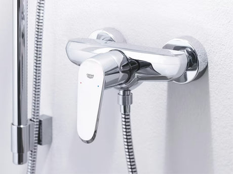 Chromová páková nástěnná sprchová baterie Grohe Eurodisc Cosmopolitan s technologií Grohe SilkMove