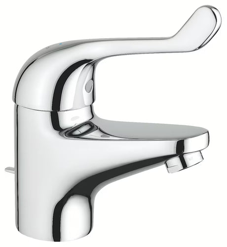 Chromová páková umyvadlová baterie Grohe Euroeco s výpustí