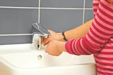 Chromová senzorová umyvadlová baterie Grohe Europlus s infračerveným senzorem