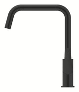 Matně černá dřezová baterie Grohe Eurosmart s vysokou otočnou výpustí
