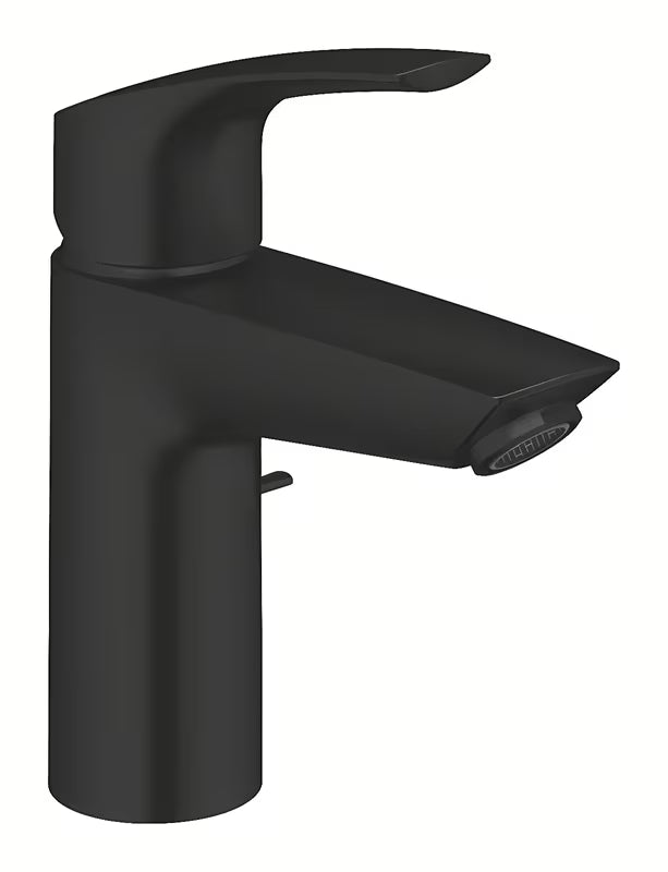 Grohe Eurosmart jednoručna baterija miješalica za umivaonik u mat crnoj s odvodom