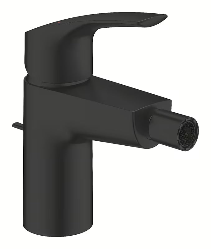 Grohe Eurosmart páková bidetová baterie s výpustí v matné černé barvě