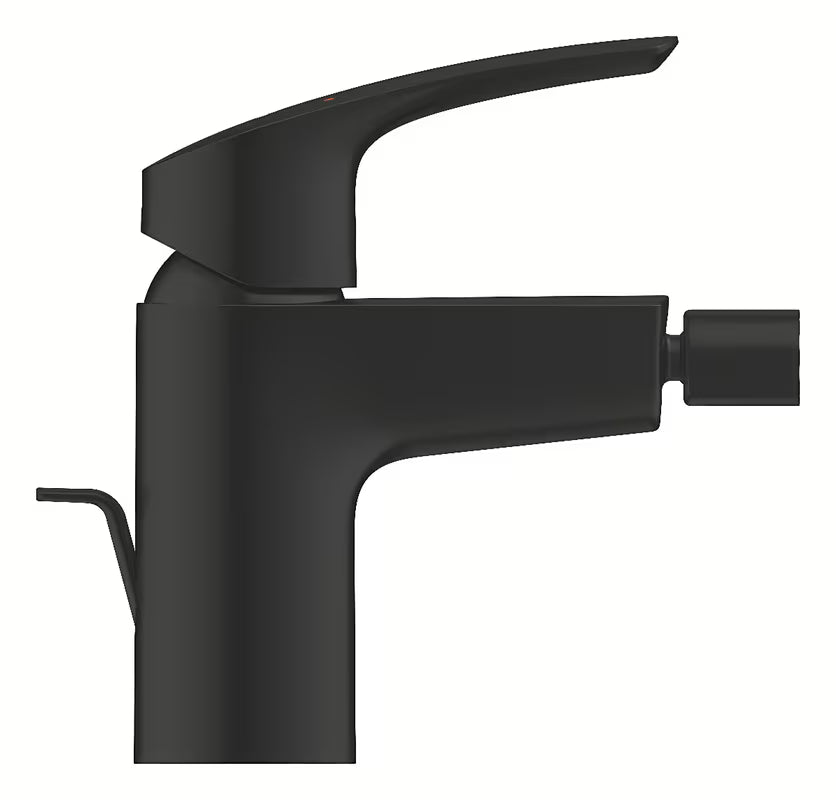 Grohe Eurosmart páková bidetová baterie s výpustí v matné černé barvě