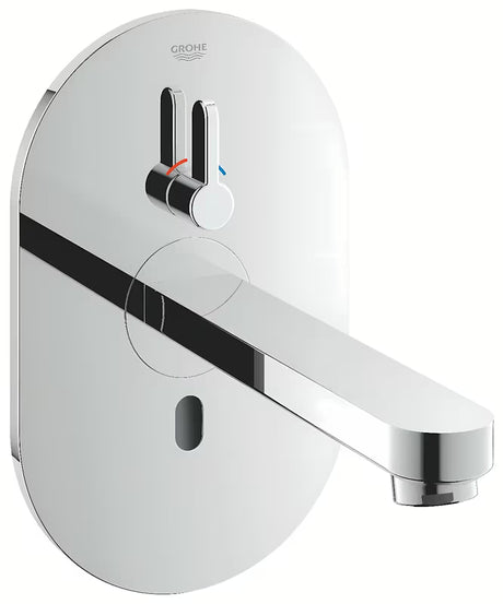 Chromová podomítková senzorová umyvadlová baterie Grohe Eurosmart s infračerveným senzorem