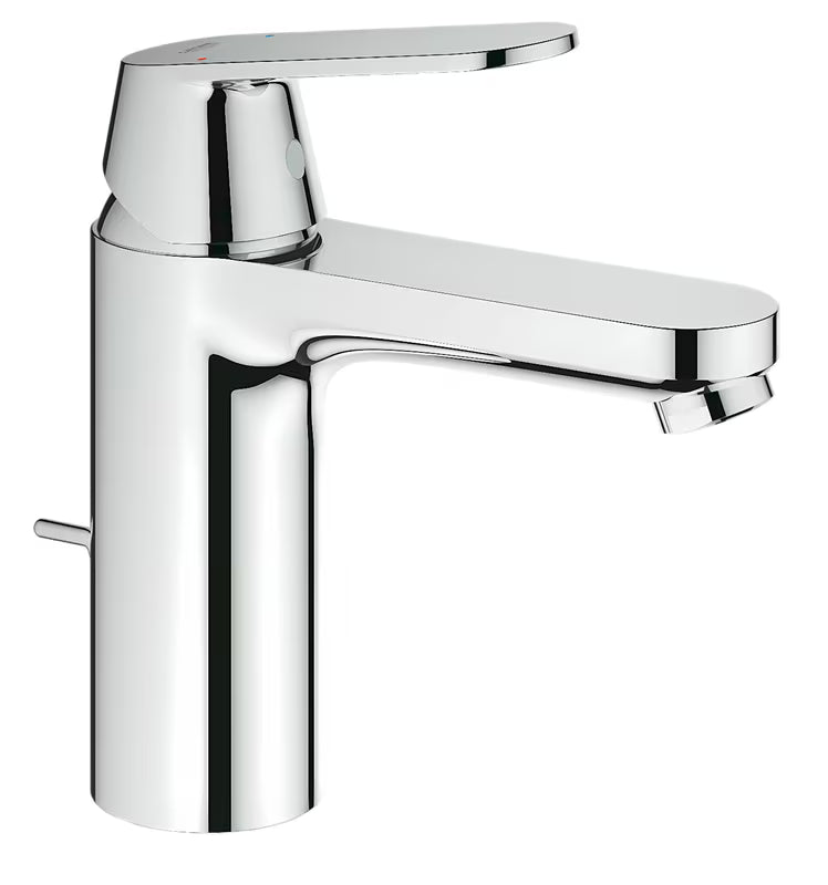 Chromová umyvadlová baterie Grohe Eurosmart Cosmopolitan s pákovým ovládáním a výpustí