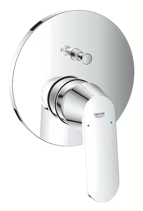 Podomítková sprchová/vanová baterie Grohe Eurosmart Cosmopolitan v chromovém provedení s pákou a přepínačem