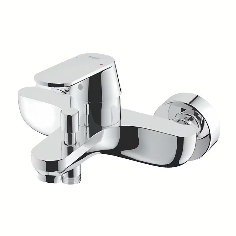 Chromová nástěnná páková vanová baterie Grohe Eurosmart Cosmopolitan s přepínačem vana sprcha