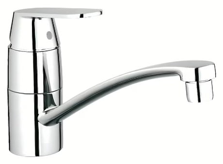 Chromová dřezová baterie Grohe Eurosmart Cosmopolitan s nízkou otočnou výpustí