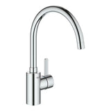 Chromová dřezová baterie Grohe Eurosmart Cosmopolitan s vysokou otočnou výpustí