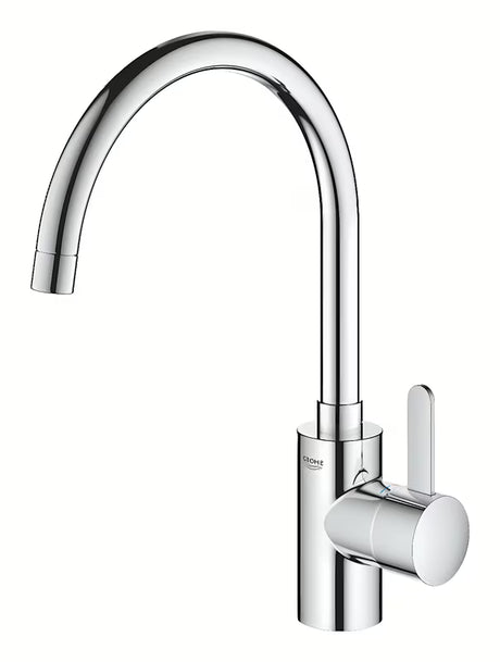 Chromová dřezová baterie Grohe Eurosmart Cosmopolitan s vysokou otočnou výpustí
