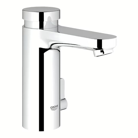 Chromová samozavírací umyvadlová baterie Grohe Eurosmart Cosmopolitan T s technologií Grohe EcoJoy.