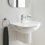 Grohe Eurosmart New svirtinis stovintis praustuvo maišytuvas chromo spalvos su click-clack