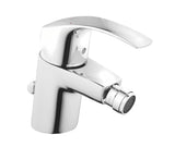 Chromová páková stojánková bidetová baterie Grohe Eurosmart New s výpustí a perlátorem na kulovém kloubu.