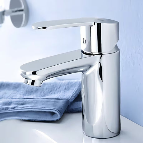 Chromová umyvadlová baterie Grohe Eurostyle Cosmopolitan bez výpusti s pákovým ovládáním