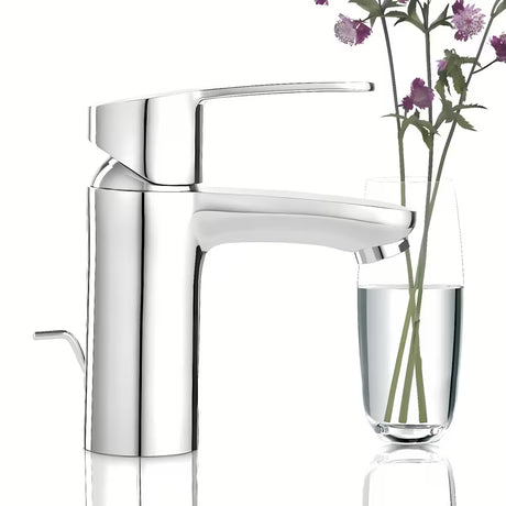 Chromová umyvadlová baterie Grohe Eurostyle Cosmopolitan s pákovým ovládáním a výpustí