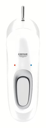Umyvadlová páková baterie Grohe Eurostyle New s výpustí v provedení moon white a chrom