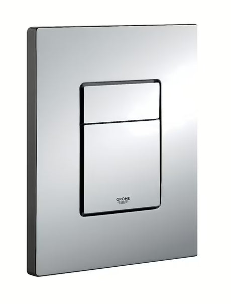 Chromové ovládací tlačítko Grohe Even z ABS plastu pro 2-činné splachování nebo start stop