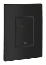 Ovládací tlačítko Grohe Even v provedení matt black s duálním splachováním