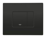 Ovládací tlačítko Grohe Even v provedení matt black s duálním splachováním