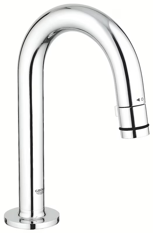 Chromový umyvadlový ventil Grohe Universal s výpustí ve tvaru C a funkcí start/stop