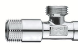 Rohový ventil Grohe Universal s kovovou rukojetí a rozetou, DN 15