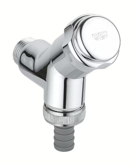Rohový ventil Grohe pro montáž na stěnu s mazivovou komorou 1/2 a povrchem Grohe StarLight