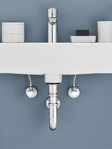 Rohový ventil Grohe pro montáž na stěnu s mazivovou komorou 1/2 a povrchem Grohe StarLight